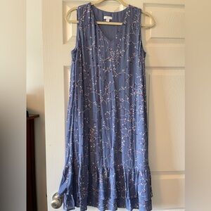 J Jill Floral Swing Dress